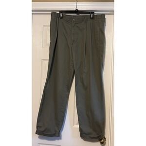 Authentic FLYERS Casuals Chino Pant for Men, Khaki Pants 40x30, Olive Green